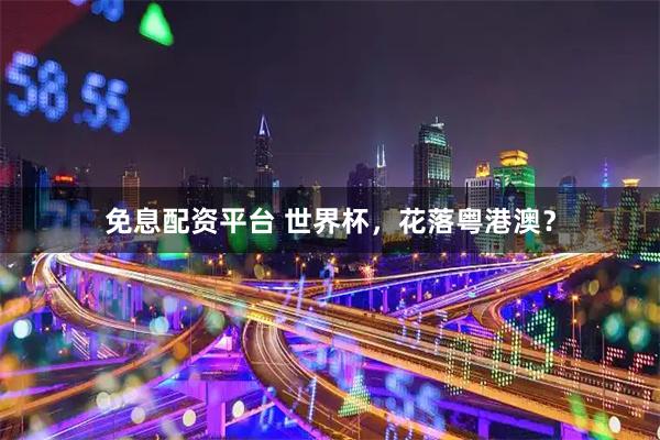 免息配资平台 世界杯，花落粤港澳？